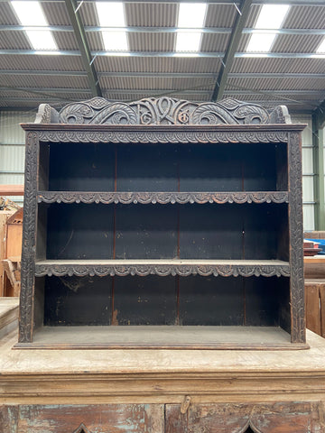 Heavily Carved Bookcase