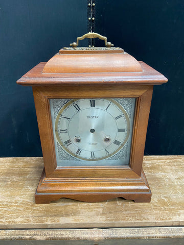 Tristar Oak Cased Bracket Clock