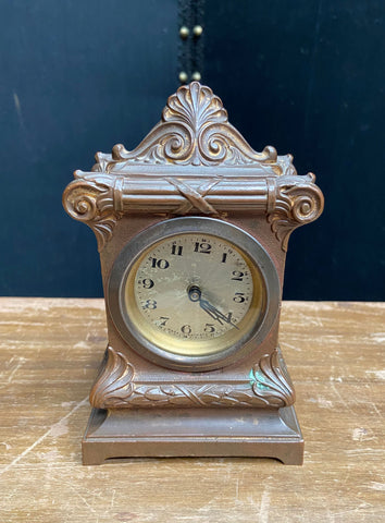 Copper Scroll Clock