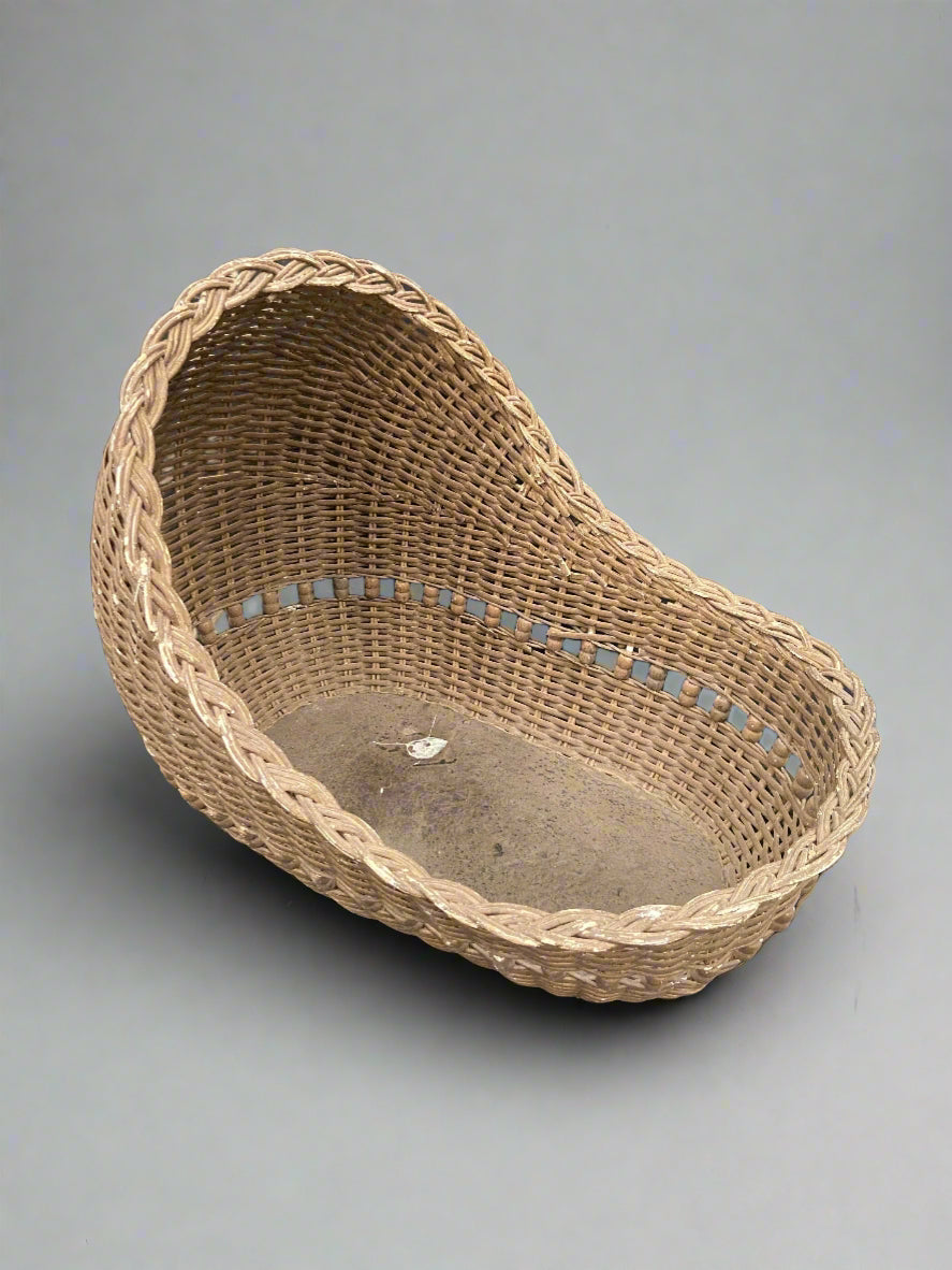 Antique Wicker Baby Basket Ashwood Props