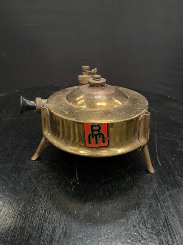 Vintage RM brass paraffin stove, made in Britain.&nbsp;