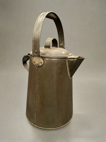 Tall vintage hot water jug/ fireside kettle.