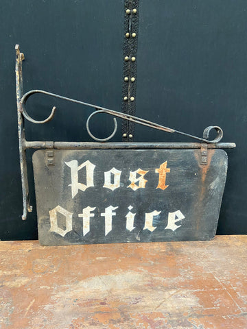 Antique Hanging Post Office Sign