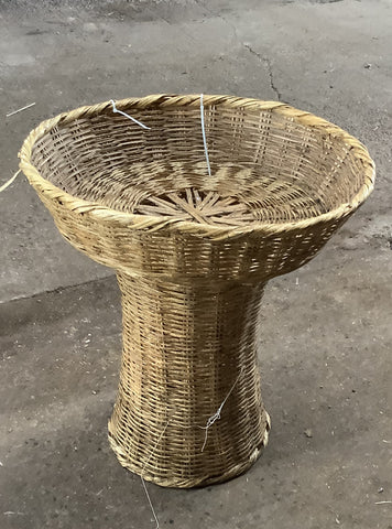Woven Rattan Plant Stand / Basket