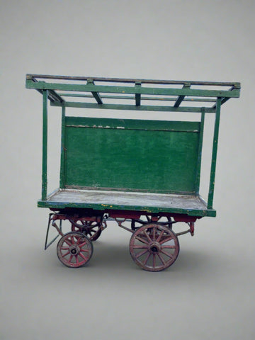 Rustic Green Trades Cart