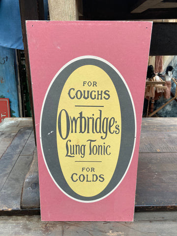 Owbridge's Lung Tonic Sign