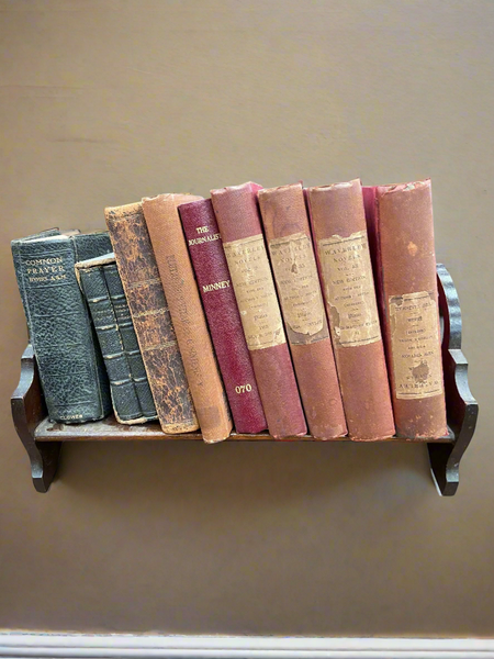 Bookshelves of Antique Books