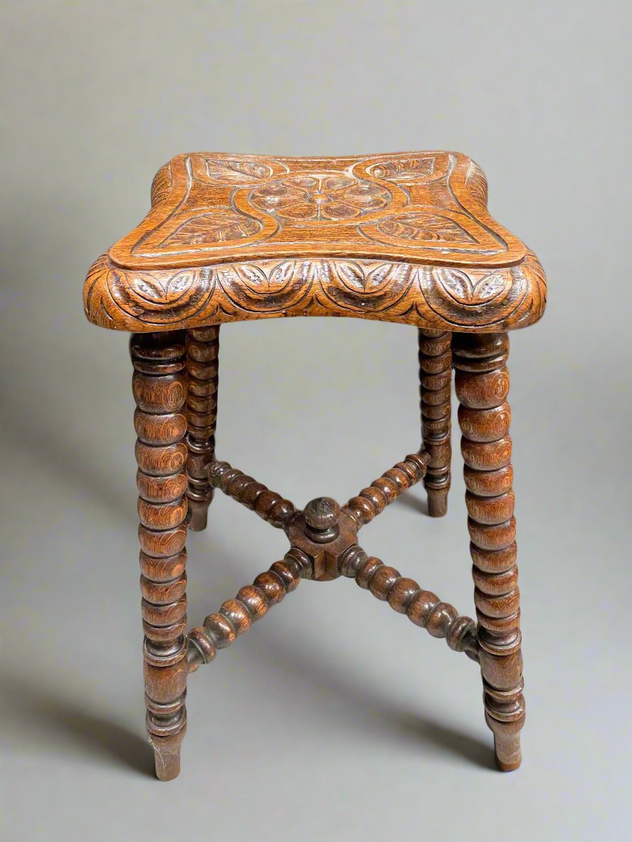 Arts & Crafts Stool/ Plant Table – Ashwood Props