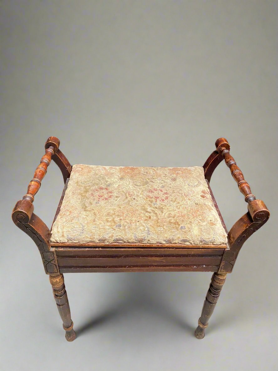 Edwardian Dressing Table Stool – Ashwood Props