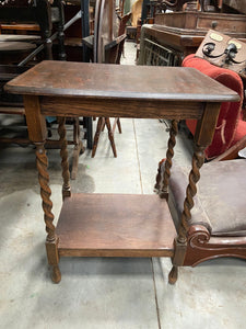 Two Tier Barley Twist Table