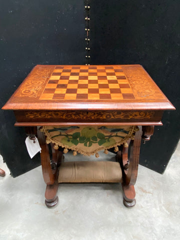 Art Nouveau Chess Table