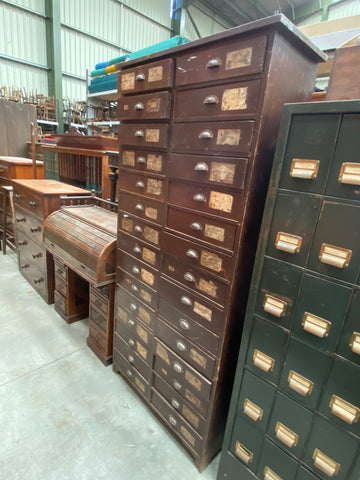 Work Drawers with Dome Handles