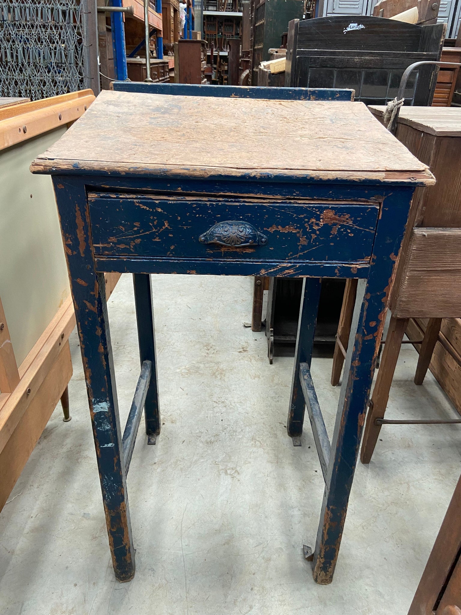 Deep Blue Side Table