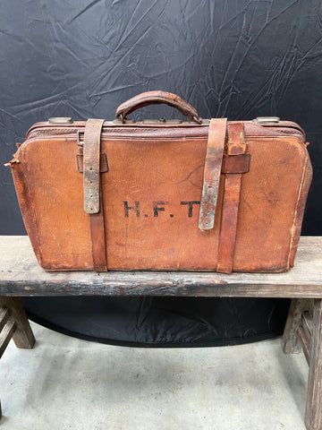 H.F.T Initialled Suitcase