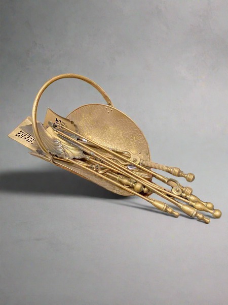 Brass Fireside Accessory Set