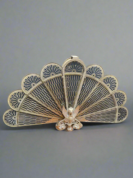 Brass Peacock Fireplace Screen