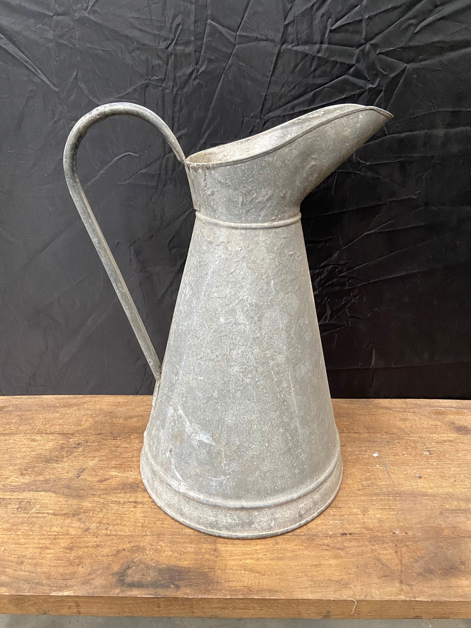 Large Metal Milk Jug