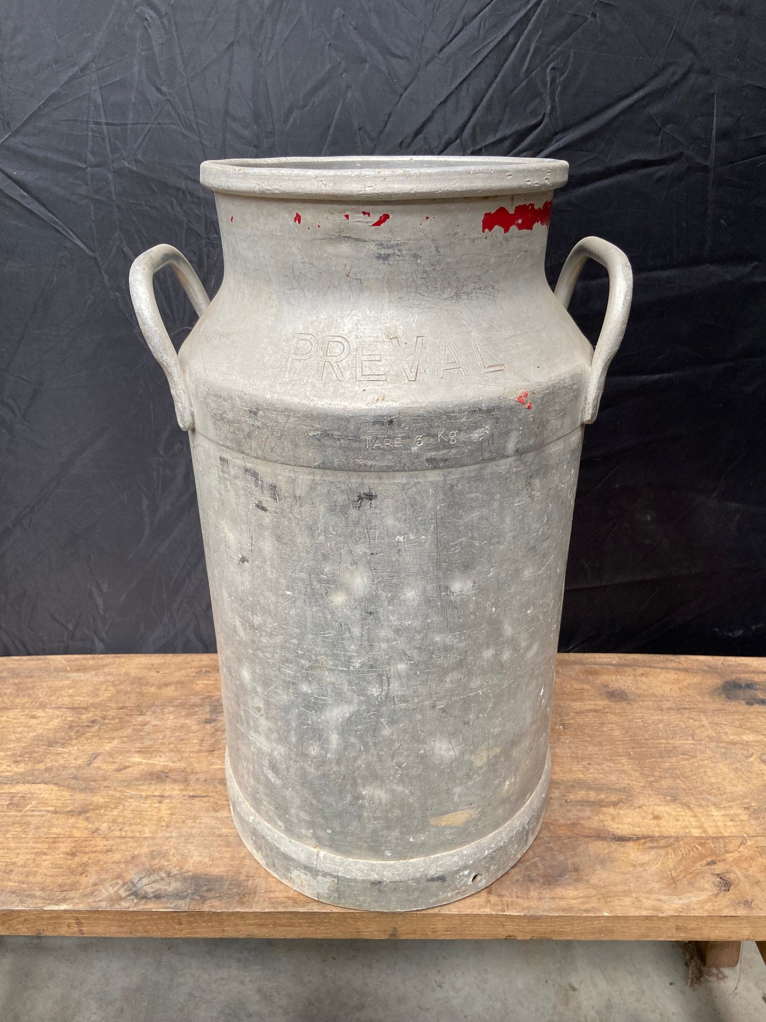 Thick Metal Milk Churn