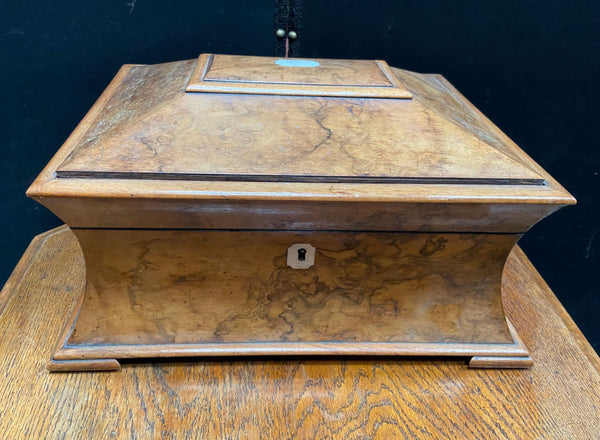 Pink Lined Sewing/Jewellery Box