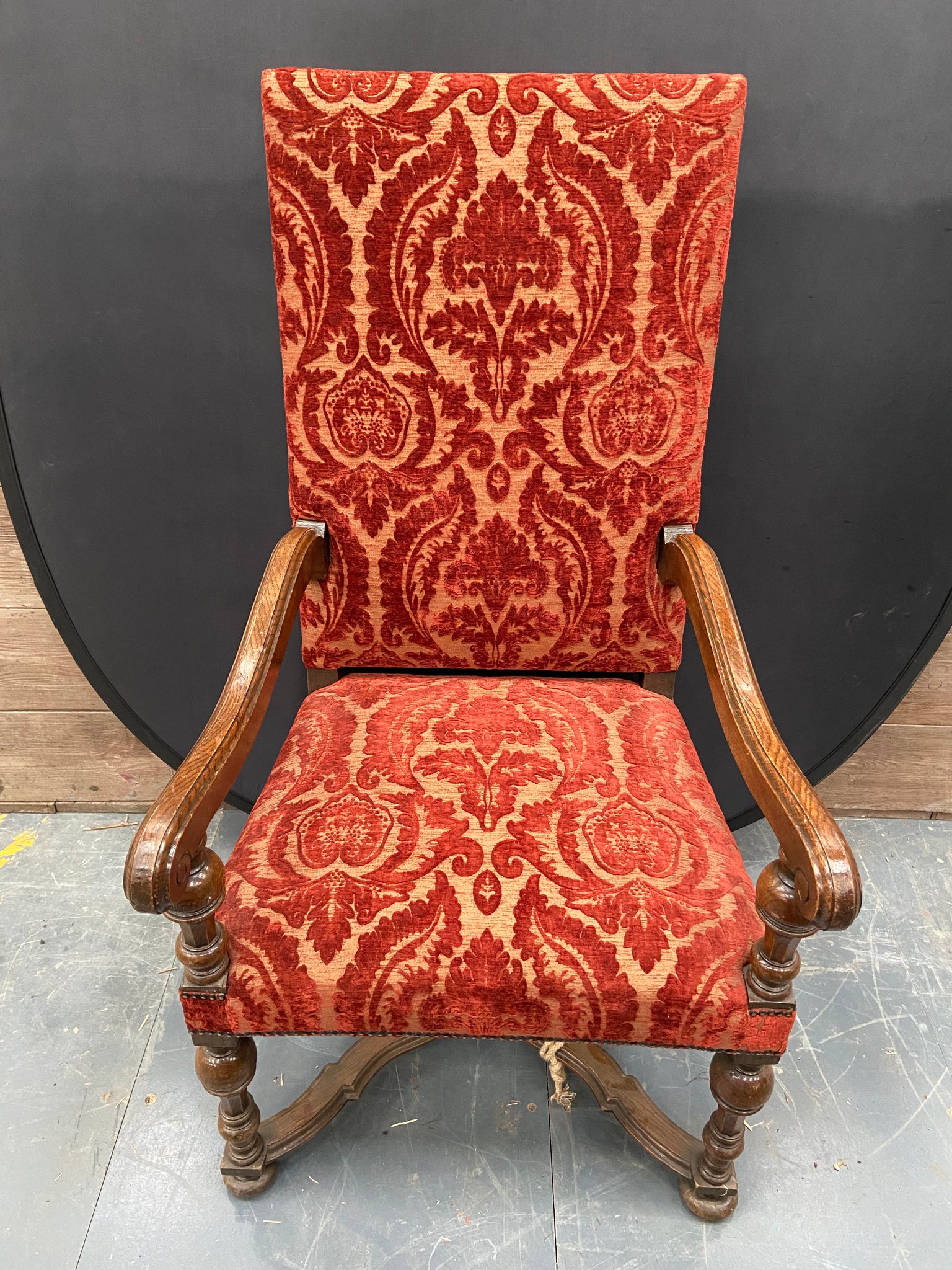 Large Crimson Dining Chair