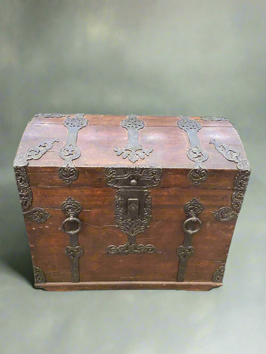 Solid Oak Treasure Chest