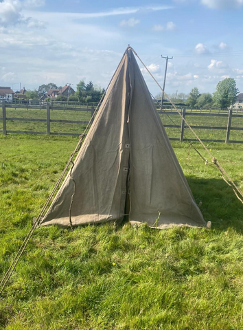 Large Triangular Soldier Tent