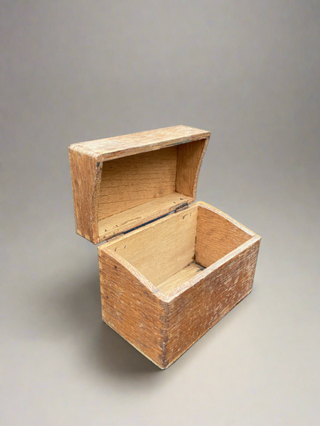 Wooden Recipe Card Box