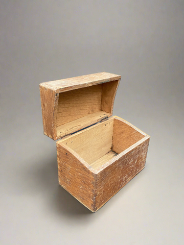 Wooden Recipe Card Box