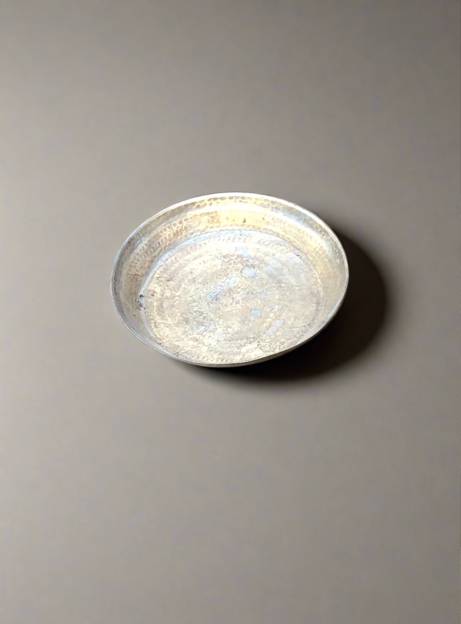 Hammered Silver Dish