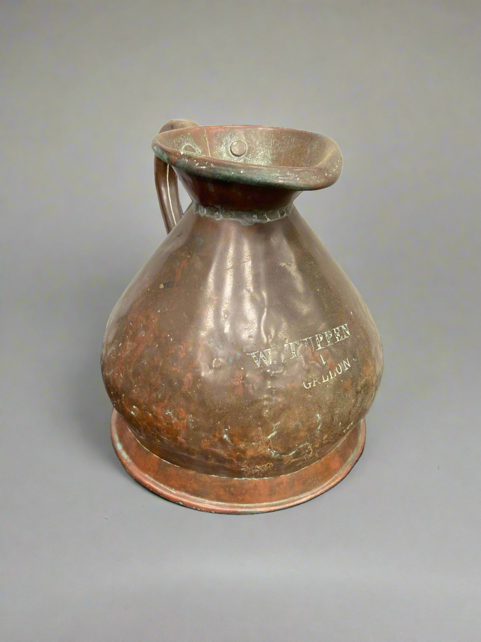 W. Tuppen Copper Pitcher Jug