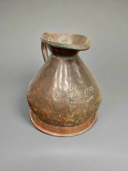 W. Tuppen Copper Pitcher Jug