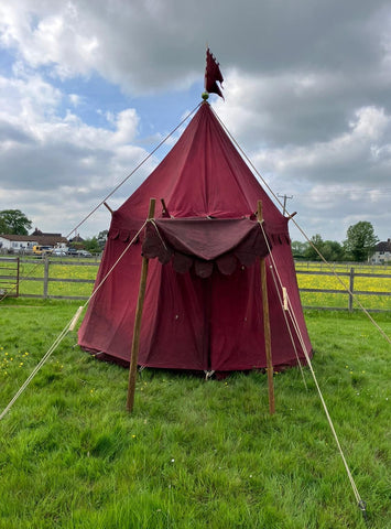 Burgundy Jousting Tent