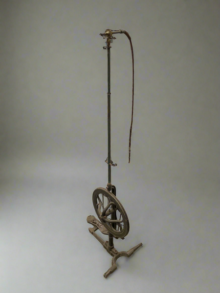 Antique treadle powered dentist drills, circa late 19th century.