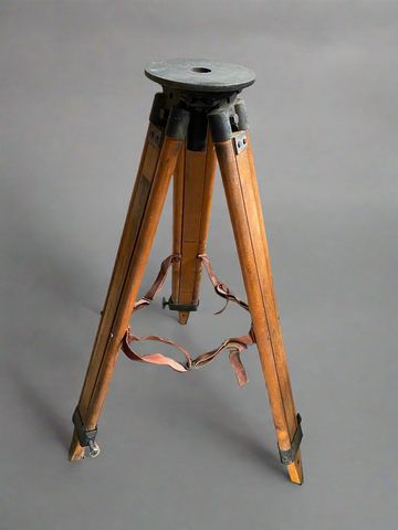 Chunky Wooden Surveyor's Tripod