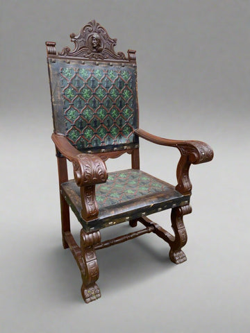 Spanish Renaissance Style Armchairs