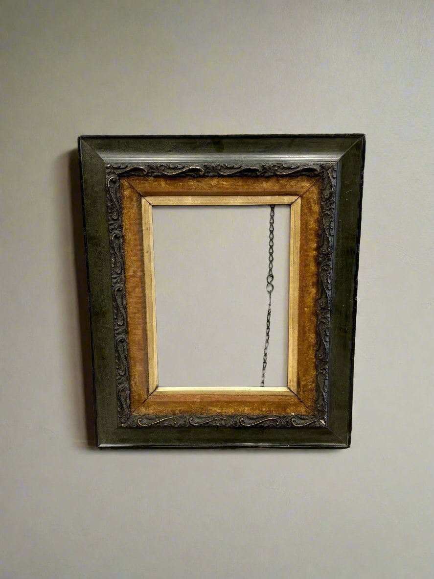Ornate Black & Gold Rectangular Frame – Ashwood Props