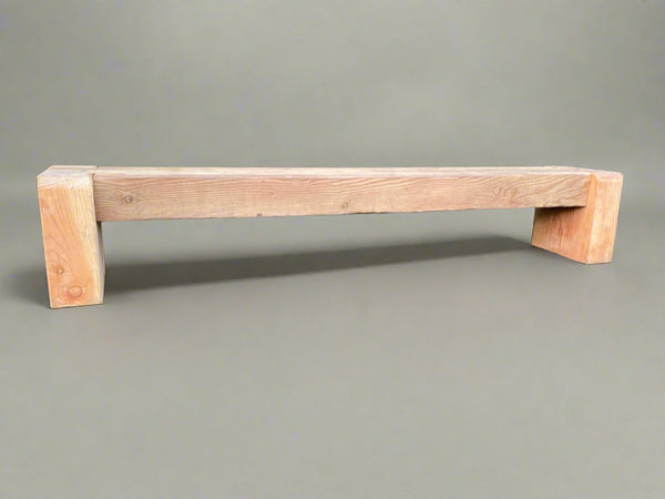 A matching set of long sleeper benches with traditional dove and tail joints.