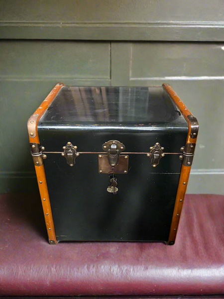 Black Stateroom Trunk End Tables