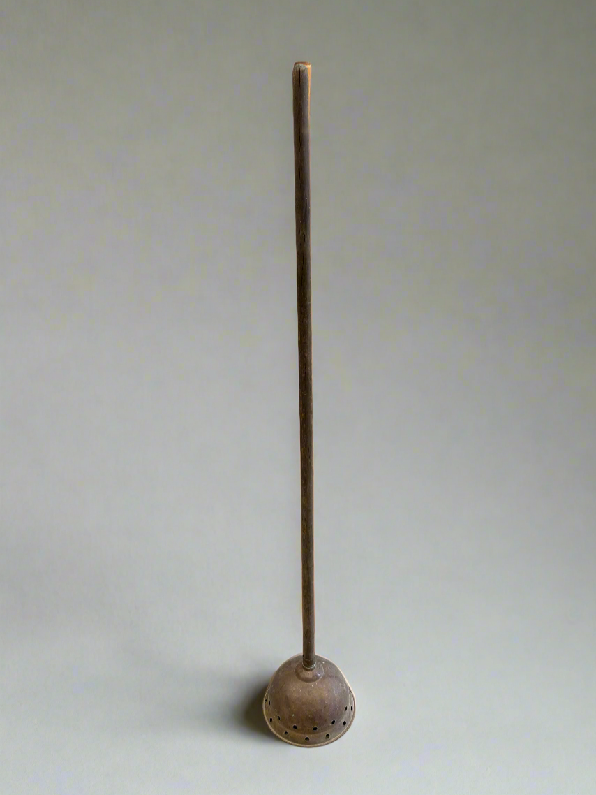 A pair of antique Simplex laundry dollies/ washing possers with copper heads.