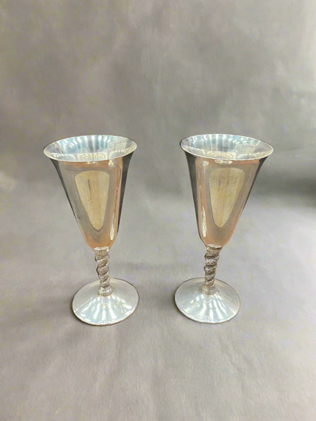 Silver Plated Wine Goblets