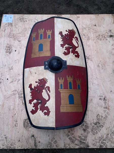 Medieval Red & White Shields