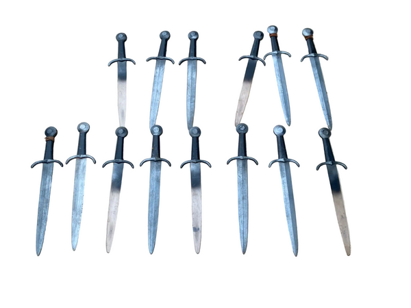 A Set of Daggers with Black Grips