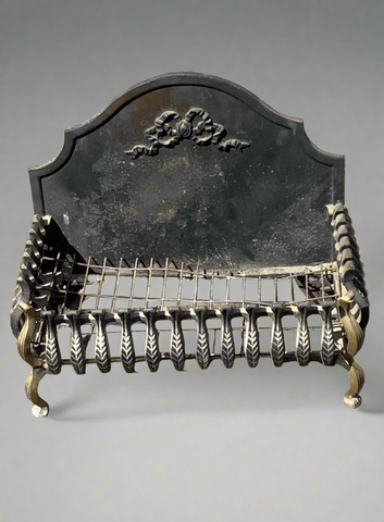 Black Brass Fire Grate