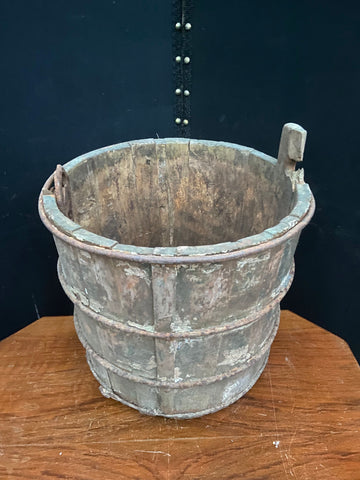 Wooden Banded Bucket