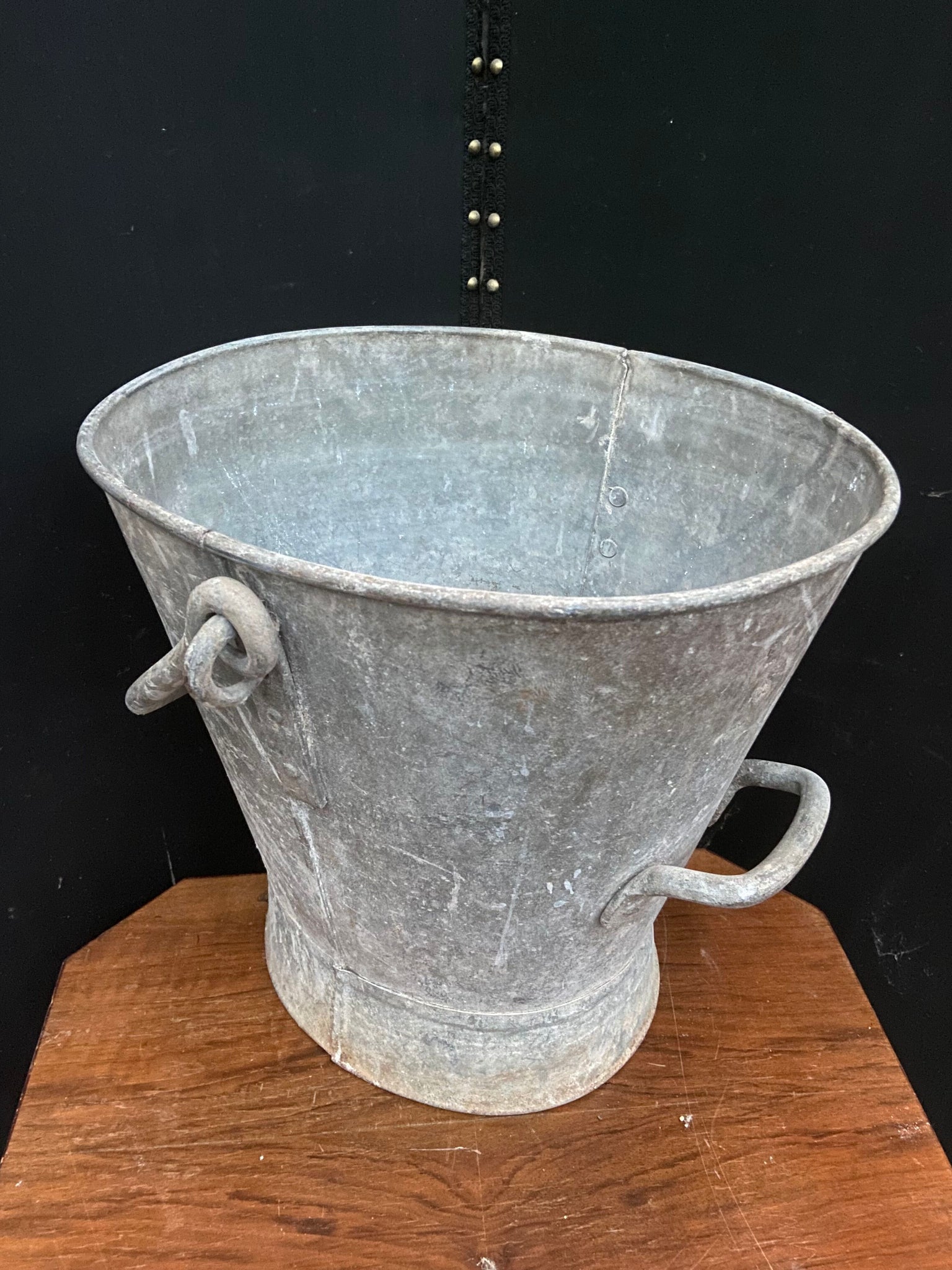 Metal Bucket with Extra Handle