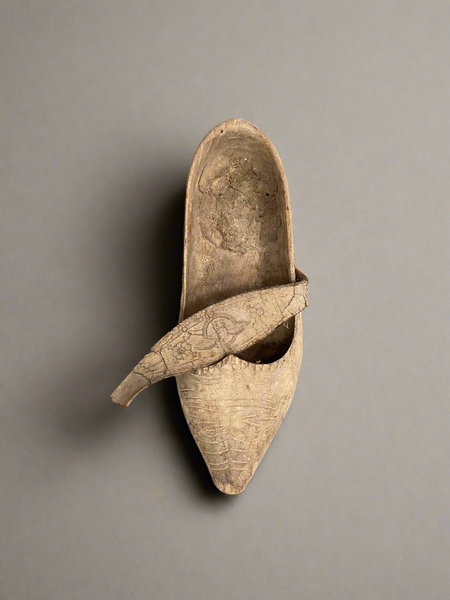 A Collection of Aged Wooden Clogs