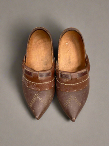 A Collection of Aged Wooden Clogs