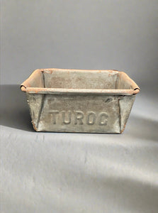 Vintage rectangular Turoc loaf baking tin.