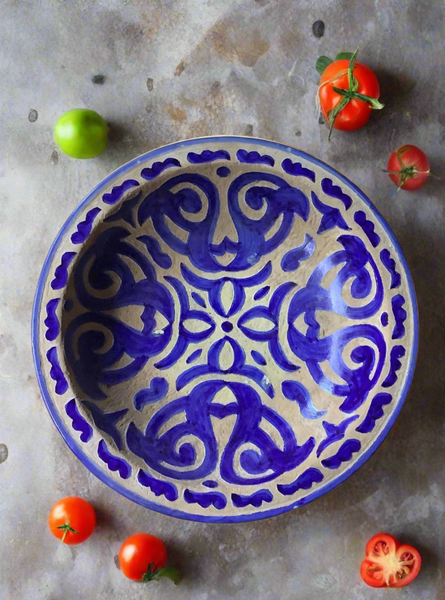 Blue Glazed Bowl