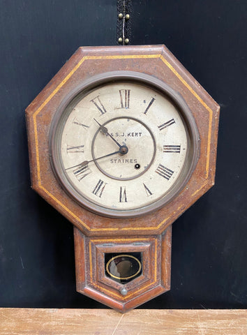 W. & S.J. Kent Octagonal Clock